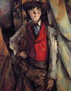 Paul Cezanne Boy in a Red Vest Germany oil painting artist